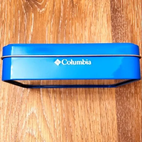 🔥Columbia wallet empty  tin box (blue)🔥 - Picture 2 of 10
